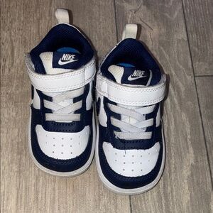 Nike Kids' Navy and White Sneakers